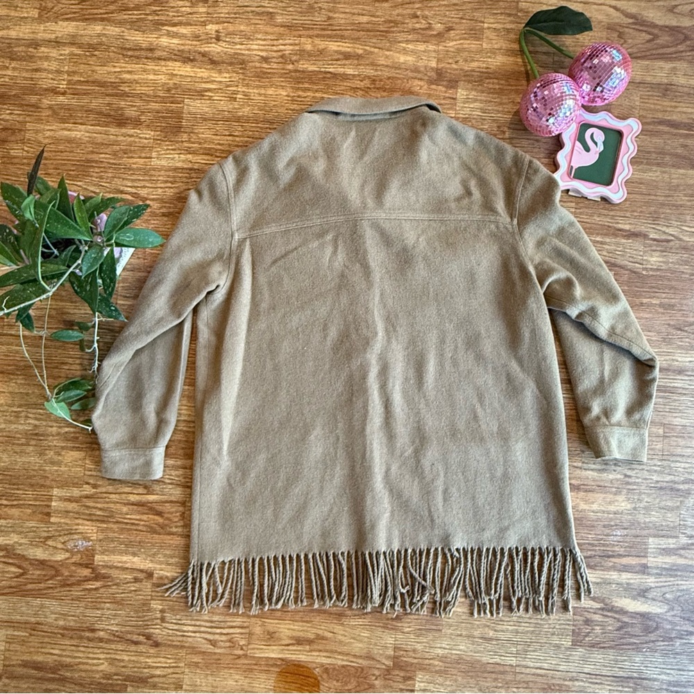 Vintage Carole Little Fringe Jacket Size L Western Boho Festival Made in USA - Picture 7 of 9